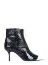 MSGM GLOSSY BOOTS,2742MDS6058 18499