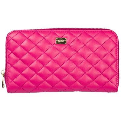 Dolce & Gabbana Jamie Reid Wallet In Fucsia