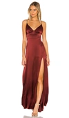 AMANDA UPRICHARD AMANDA UPRICHARD AMORY 长裙 – 赤褐色,AMAN-WD1000