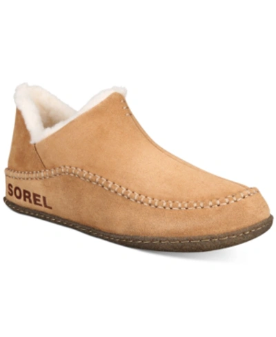 Sorel Men's Manawan Ii Loafers Men's Shoes In Elk, Natural
