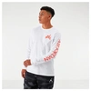 Nike Jordan Men's Mashup Classics Long-sleeve T-shirt In White