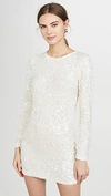 ASHISH Sequin Long Sleeve Dress