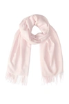 Amicale Tissue Weight Fringe Scarf In 680blush
