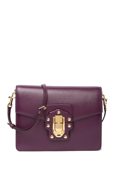 Dolce & Gabbana Lucia Shoulder Bag In Burgundy
