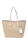 Marc Jacobs Sidekick Colorblock Tote Bag In Light Slate Multi