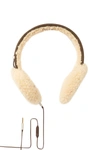 Ugg Classic Genuine Shearling Headphone Earmuffs In Slate Curly