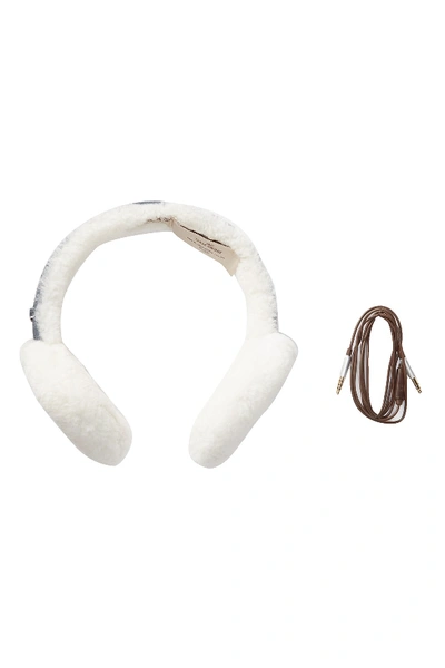 Ugg Classic Genuine Shearling Headphone Earmuffs In Norse Curly