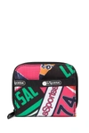 Lesportsac Taylor Zip Around Wallet In Varisty Co