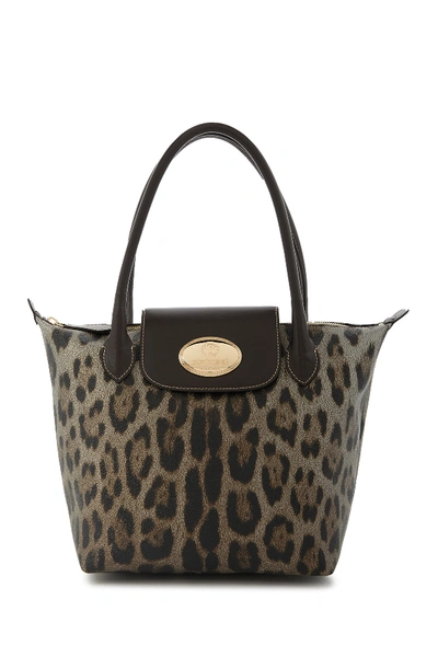 Roberto Cavalli Stacy Leopard Tote Bag