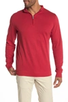 Peter Millar Crown Comfort Quarter Zip Knit Sweater In Crimson1