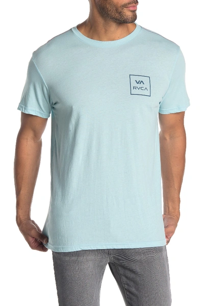 Rvca Grid All The Way Logo T-shirt In Cosmos