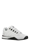 K-swiss Baxter Sneaker In White/black/silver