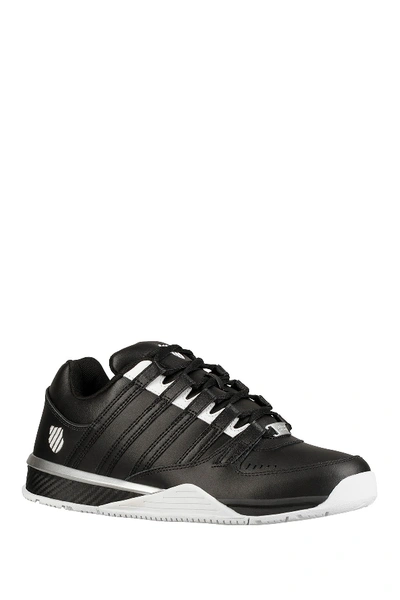 K-swiss Baxter Sneaker In Black/white/silver