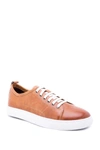 Robert Graham Blackburn Low Top Sneaker In Cognac