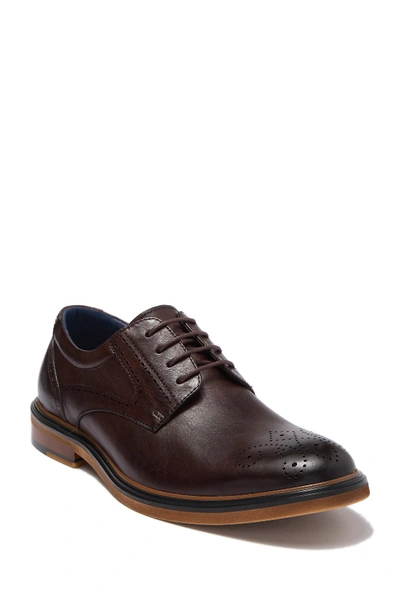 English Laundry Maddox Leather Wingtip Derby In Brown