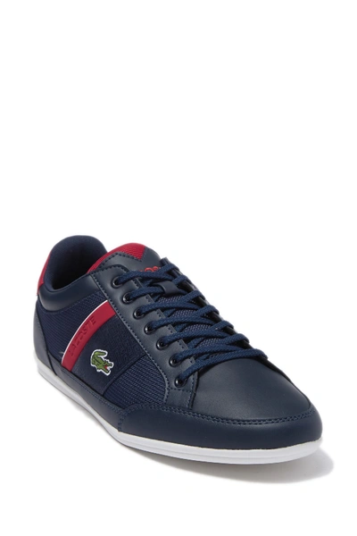 Lacoste Chaymon 319 Sneaker In Navy/red
