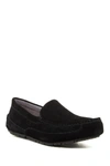 Ugg Alder Faux Shearling Lined Suede Slipper In Blk