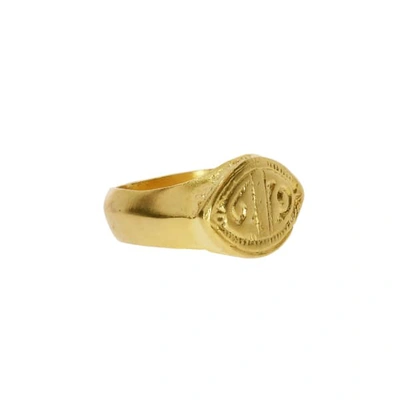 Ottoman Hands Mystic Eye Gold Statement Ring