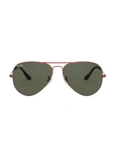 Ray Ban Rb3025 62mm Original Aviator Sunglasses In Red
