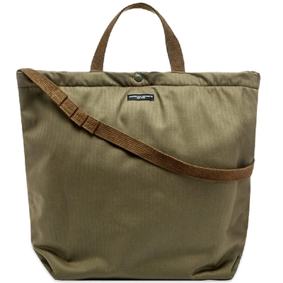 Engineered Garments Carry All Tote In Green