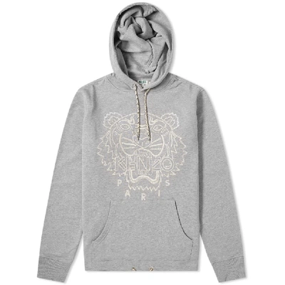 Kenzo Tiger Hoody In Grey