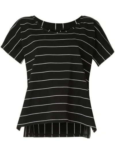 Taylor Derive Striped T-shirt In Black