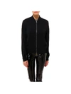 KARL LAGERFELD BOMBER WITH SNAP SLEEVES JACKET,11124158