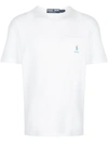 Palace X Polo Ralph Lauren Logo Embroidered T-shirt In White