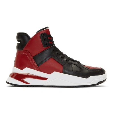 Balmain B-ball High-top Trainers In Red