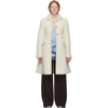 MARINA MOSCONE SSENSE EXCLUSIVE OFF-WHITE LONGHAIR IRVING COAT