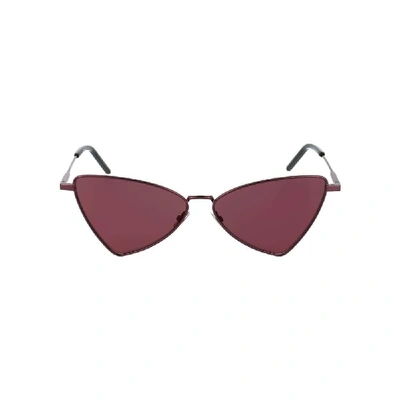 Saint Laurent Women's Purple Metal Sunglasses
