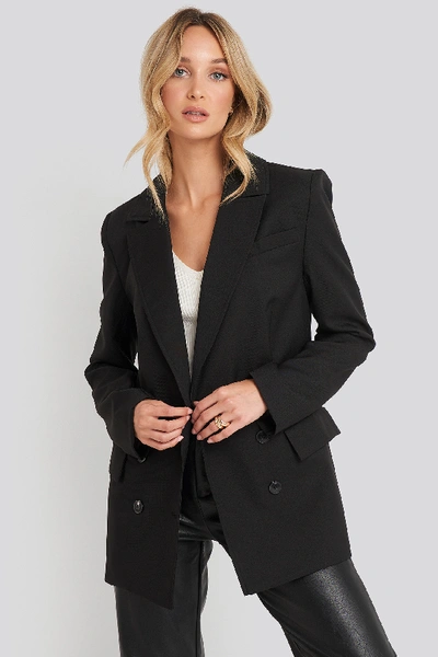 Na-kd Oversized Boxy Blazer - Black