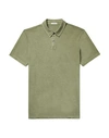 James Perse Polo Shirt In Military Green
