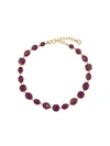 Goossens Cabochons Crystal-embellished Necklace In Gold