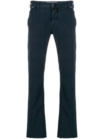 Jacob Cohen Slim-fit Trousers In Blue
