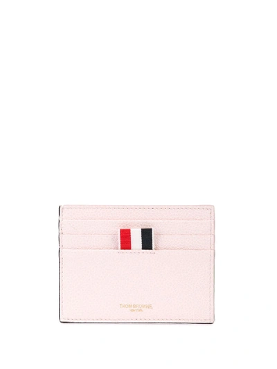 Thom Browne Colour Block Cardholder In Green