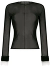 Philosophy Di Lorenzo Serafini Sheer Construction Jumper In Black