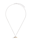 True Rocks Pistol Pendant Necklace In Silver