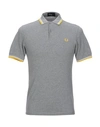 Fred Perry Polo Shirt In Grey