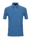 Fedeli Polo Shirt In Bright Blue