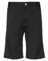 Carhartt Man Shorts & Bermuda Shorts Black Size 30 Cotton