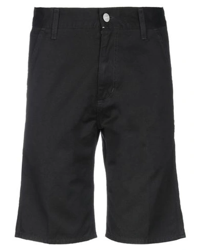 Carhartt Man Shorts & Bermuda Shorts Black Size 30 Cotton