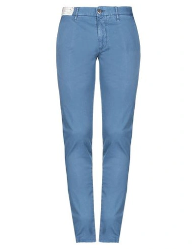 Incotex Casual Pants In Slate Blue