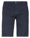 Macchia J Man Shorts & Bermuda Shorts Midnight Blue Size 33 Cotton, Elastane In Blue