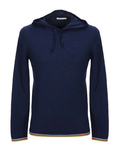 Grey Daniele Alessandrini Sweaters In Blue