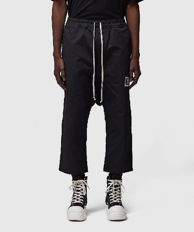 Rick Owens Mens Drkshdw Cropped Drawstring Pants