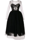 DOLCE & GABBANA FISHNET TULLE DRESS