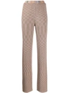 MISSONI KNITTED METALLIC FLARED TROUSERS