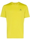 SALOMON LOGO PRINT PERFORMANCE T-SHIRT