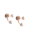 ANITA KO 18KT ROSE GOLD ORBIT DIAMOND EARRINGS